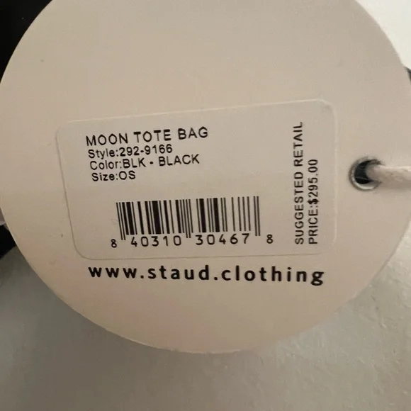 Staud Moon Tote Bag - Black